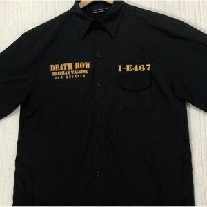 Living Dead Souls Death Row Deadman‎ Walking San Quentin Shirt XL